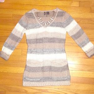 Striped Knit Sweater